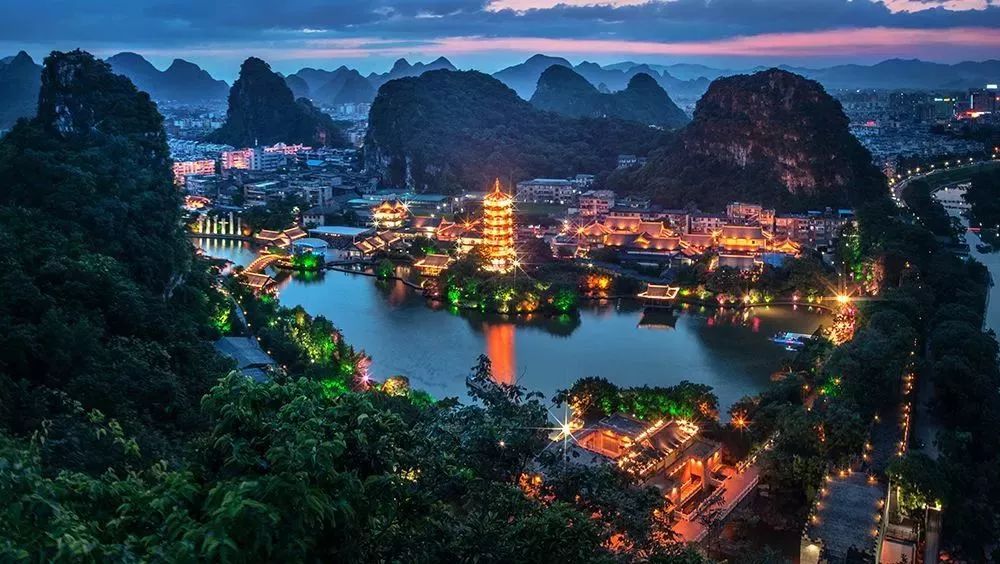 桂林山水,广西风光诗意盎然